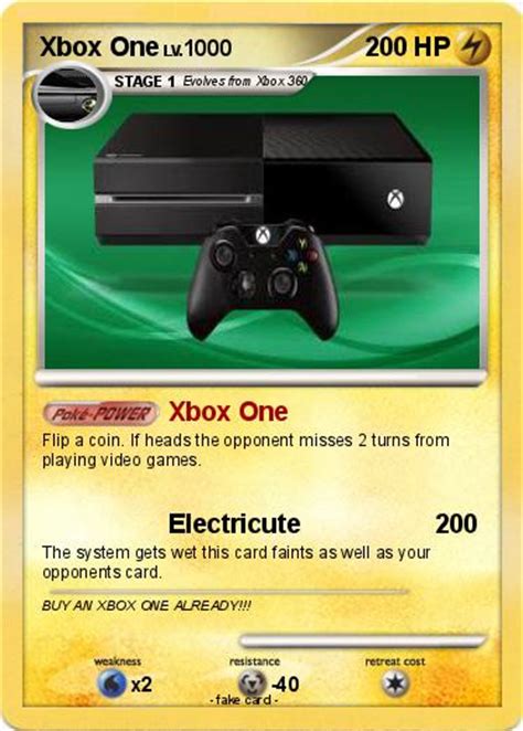 Pokémon Xbox One 72 72 Xbox One My Pokemon Card