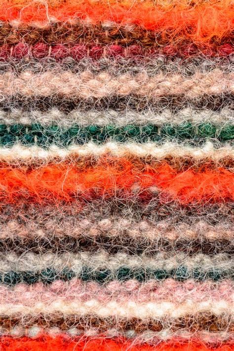Colorful Knitted Wool Texture Background Pattern With High Resolution