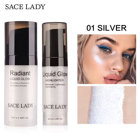 Sace Lady Face Glow Highlighter Cream Liquid Illuminator Makeup Shimmer