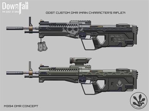 M394 Dmr And Odst Custom Dmr Concept I Designed For The Halo Fan Game