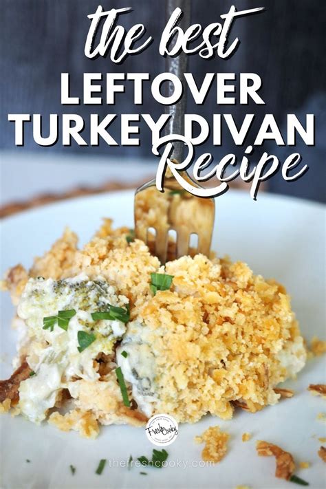 An American Casserole Classic Turkey Divan Made With Leftover Chicken