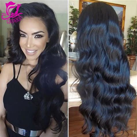 body wave lace front wig 100 percent human hair wigs brazilian virgin hair full lace wig