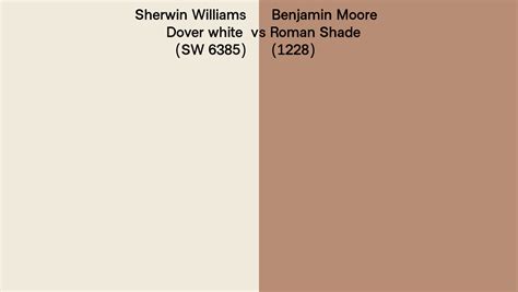 Sherwin Williams Dover White Sw 6385 Vs Benjamin Moore Roman Shade
