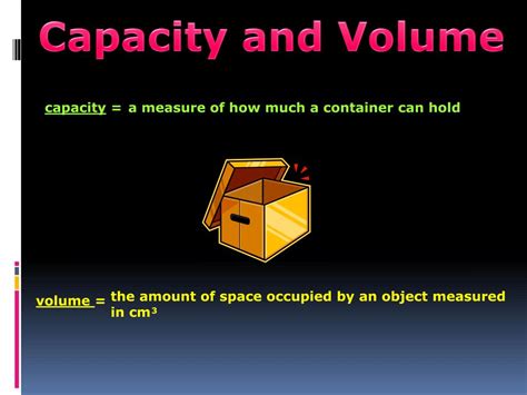 Ppt Capacity And Volume Powerpoint Presentation Free Download Id