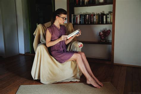 wallpaper women brunette long hair living rooms armchair towel books purple dresses