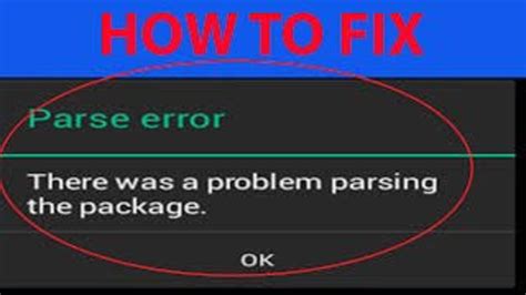 How To Fix There Was A Problem Parsing The Package Error 4 Easy Ways