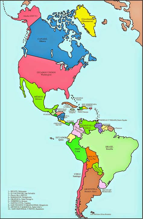 Actividad Para Construir El Mapa Político De América Colonial