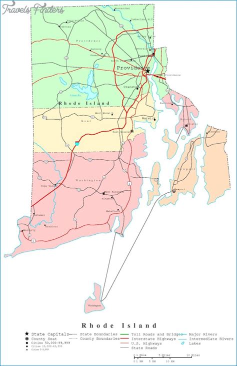 Rhode Island Map Travelsfinderscom
