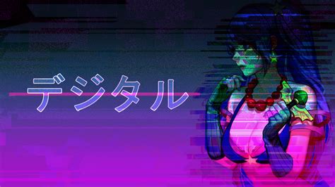 Vaporwave Anime Wallpapers Wallpaper Cave