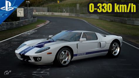 Ford Gt Acceleration 0 330 Kmh Gran Turismo 7 Ps5 Gameplay Youtube