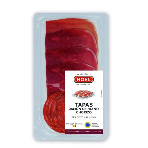 Tapas Serrano Ham And Chorizo NOEL Alimentaria