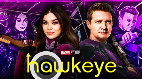 hawkeye best looks yet at hailee steinfeld and jeremy renner s new marvel costumes revealed
