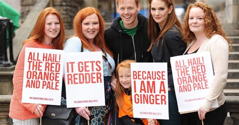 Ginger Pride March On Streets Of Edinburgh Huffpost Uk