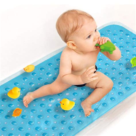 A just bathed baby is so sweet. Tub Mats Non Slip Anti Mold For Baby Kids Bath In Shower ...