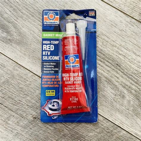 Permatex High Temp Red Rtv Silicone Gasket Maker Oem Specified Oz Tube B Eur