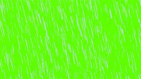 Rain In Green Screen Free Stock Footage Youtube
