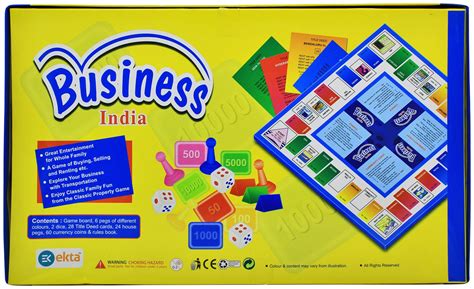 Ekta Business India Board Game Obn Ebay