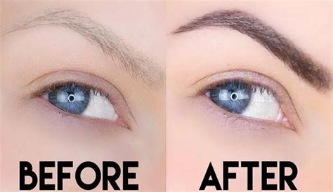 Tinted Eyebrows Before And After How To Lighten Fade Fast Get Rid