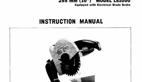 Makita 4200h Saw User Manual