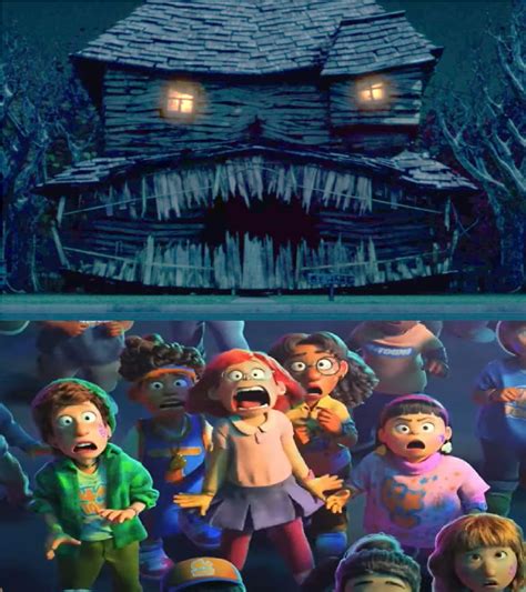 Monster House Scares Mei And Friends By Disneyponyfan On Deviantart