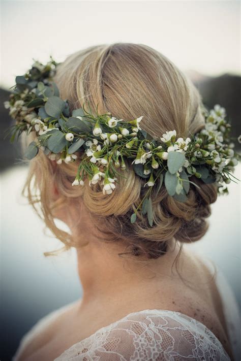 Maryandjim Flower Crown Hairstyle Wedding Hair Flower