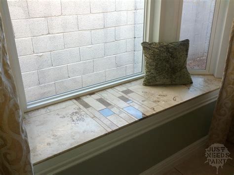 How To Install A Tile Window Ledge Treatment Just Needs Paint