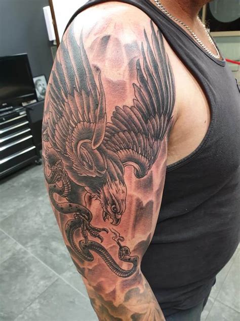 So what ever you take it as it what it means to. 16 Realistic Eagle And Snake Tattoo Designs With Meanings | PetPress