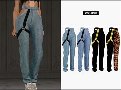 Slayclassy 102 Cargo Pants The Sims 4 Download Simsdomination