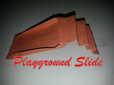 How To Make A Paper Playground Slide Easy Origami Tutorials