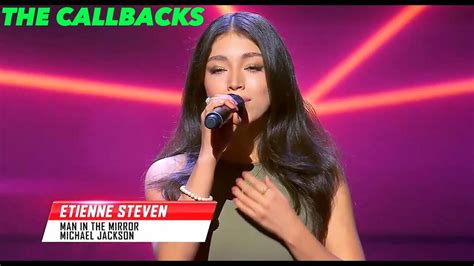 etienne steven man in the mirror by michael jackson the callbacks the voice australia 2023