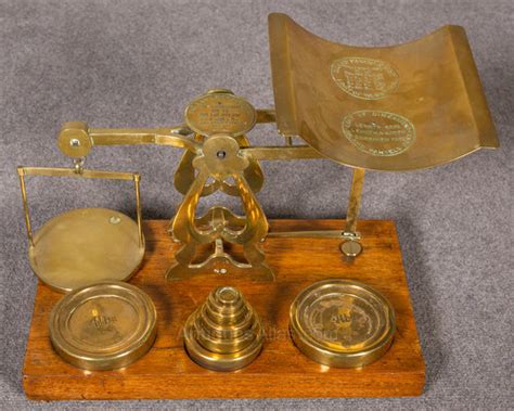 Antiques Atlas Brass Postal Scales By S Mordon And Co