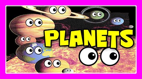 Planet Song Planets Of Solar System With Pluto Educational Video By