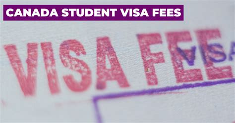 Canada Student Visa Fees International Education Financial Aid Blog