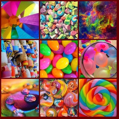 Colorful Collage Color Collage Crazy Colour Beautiful Collage