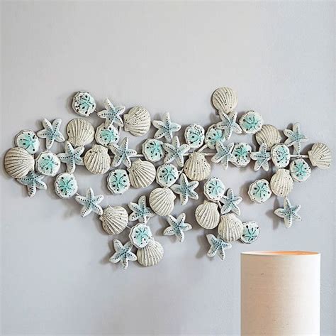 Shells And Starfish Iron Wall Art Iron Wall Art Iron Wall Beach Wall