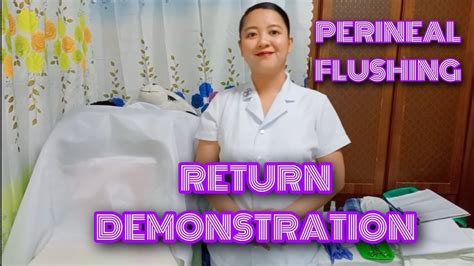 Rd For Perineal Flushing Youtube