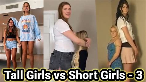 tall girls vs short girls 3 tall woman short woman height difference tall women tall