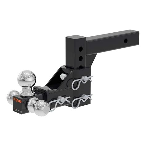 Curt Adjustable Trailer Hitch Ball Mount Fits Inch Receiver Inch Drop