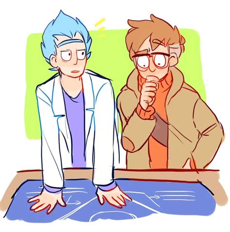Pin By Sky On Gravity Falls Rick And Morty Crossover Rick I Morty