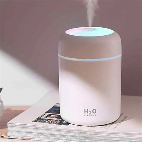 h2o 300 ml ulrasonic air humidifier and aroma diffuser h2o moisture device 4507 humidifiers