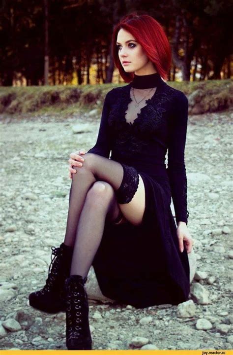 Your Daliy Dose Of Goth Red Head Awesome Gothic Fashion Fashion