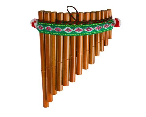 Flauta Pan Instrumento Musical Infantil 13 Tubos Indio Perú Etsy