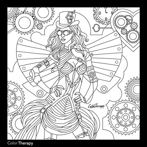 Gothic Creepy Girl Coloring Pages