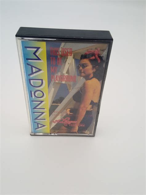 Madonna This Used To Be My Playground Cassette Tape Etsy