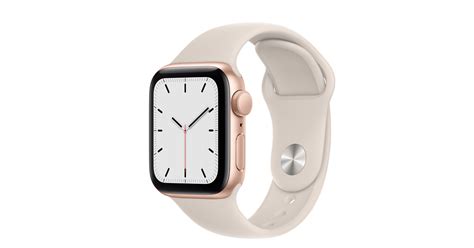 Apple Watch Se Gps Koperta 40 Mm Z Aluminium W Kolorze Złotym Pasek
