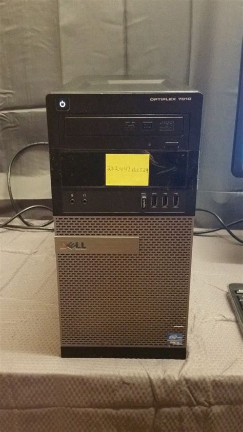 Dell Optiplex 7010 Tower Windows 7 Cpu 32ghz I5 3470 4gb 500gb Hd