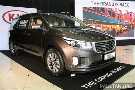 Kia grand carnival ex 2019 owner's review: Kia Grand Carnival launched in Malaysia - 2.2 CRDI, three ...