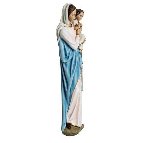 Virgin Mary And Baby Jesus Statue In Fiberglass 60cm Online Sales On