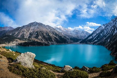 Big Almaty Lake Kazakhstan Places To Travel Places To Go Landscape