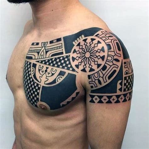 80 Tribal Shoulder Tattoos For Men Masculine Design Ideas Artofit